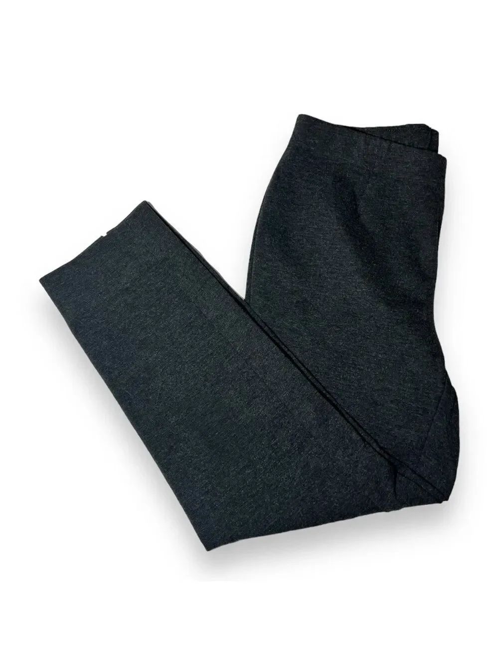 J. Jill Women's Ponte Knit Slim-Leg Pants Charcoal Size Small Petite